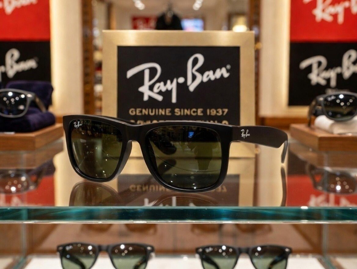 Óculos de Sol Ray-Ban Justin Verde Escuro